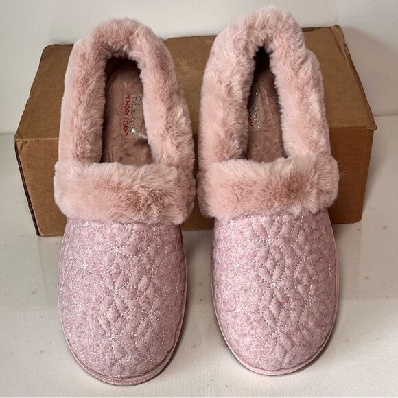 Skechers Bright Blossom Cozy Campfire Floral Quilted Slipper - Picture 5 of 7